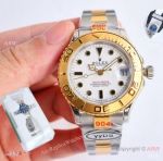 yyDS Factory Rolex Ladies Yacht-master Watches in eta2824 2-T White Dial